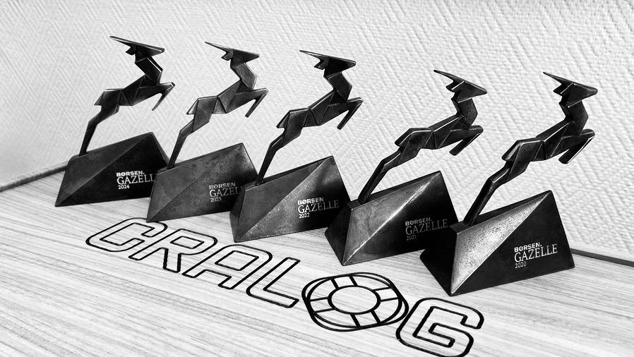 Five Børsen Gazelle trophies, 2020–2024